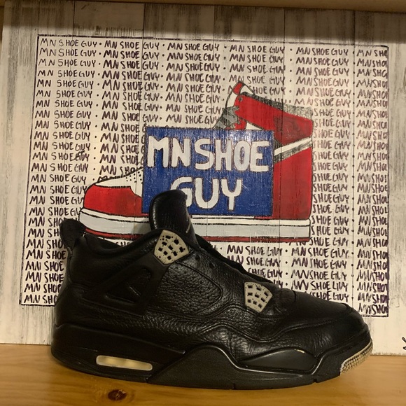 Custom Jordan 4 “University Blue/Black” men’s size 12.5 - Picture 5 of 6